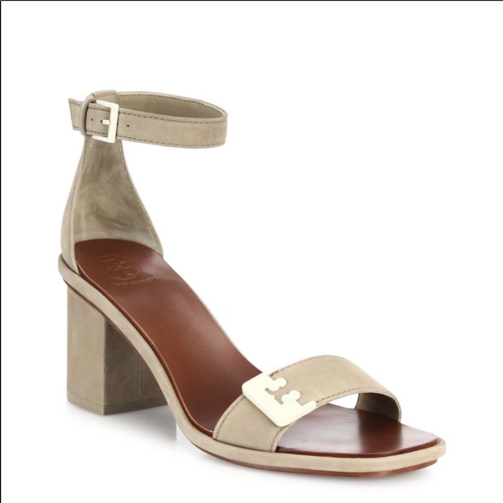 Tory Burch Gabrielle Suede Block Heels
